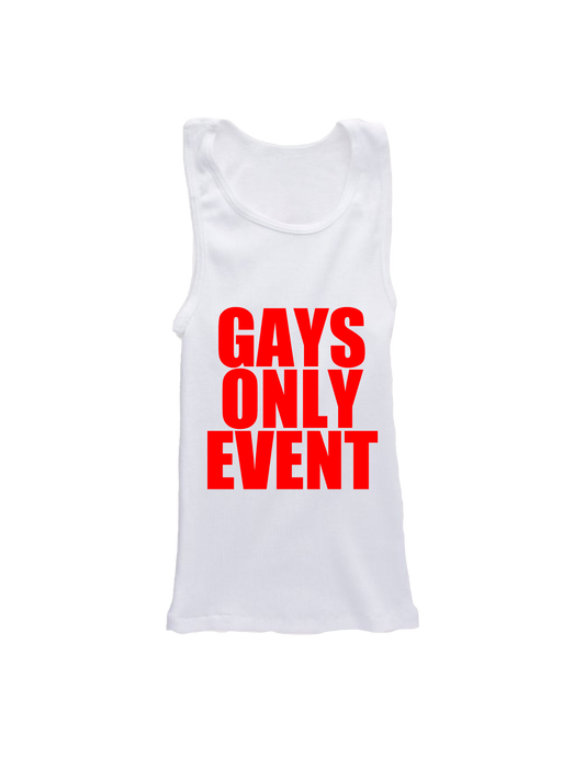 Gays Only Event Baby Tank