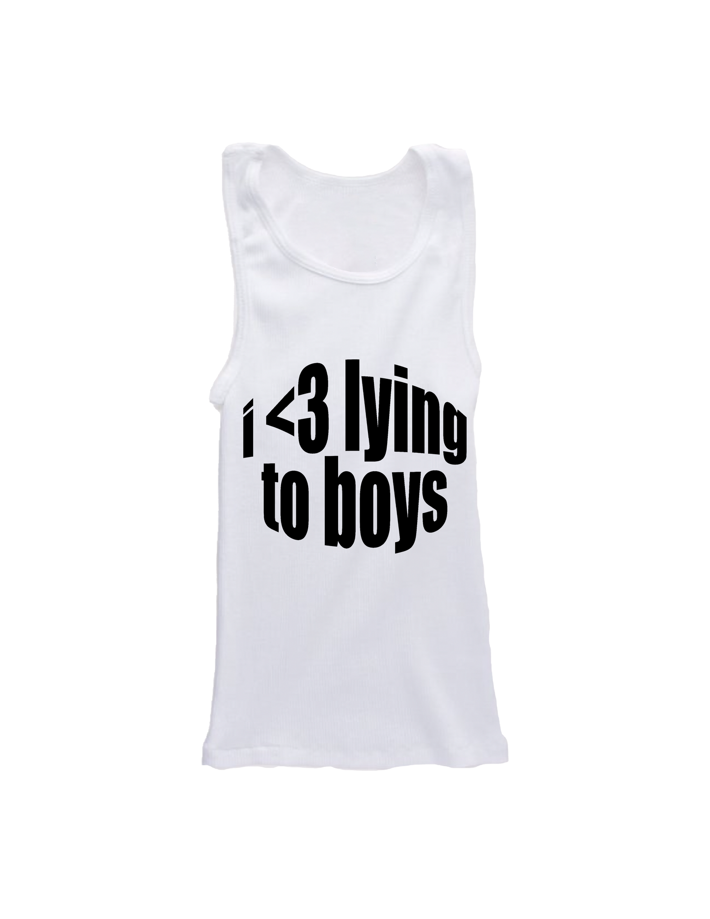 I <3 Lying To Boys Baby Tank