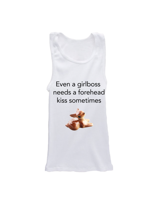 Even A Girlboss Needs A Kiss Baby Tank