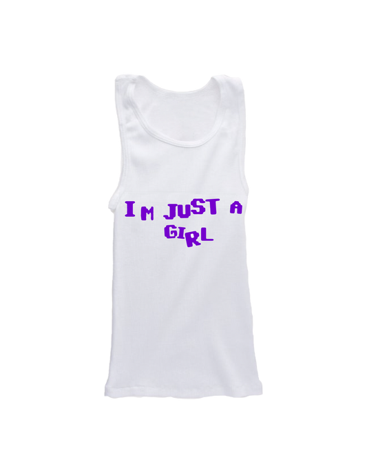 I'm Just A Girl Baby Tank