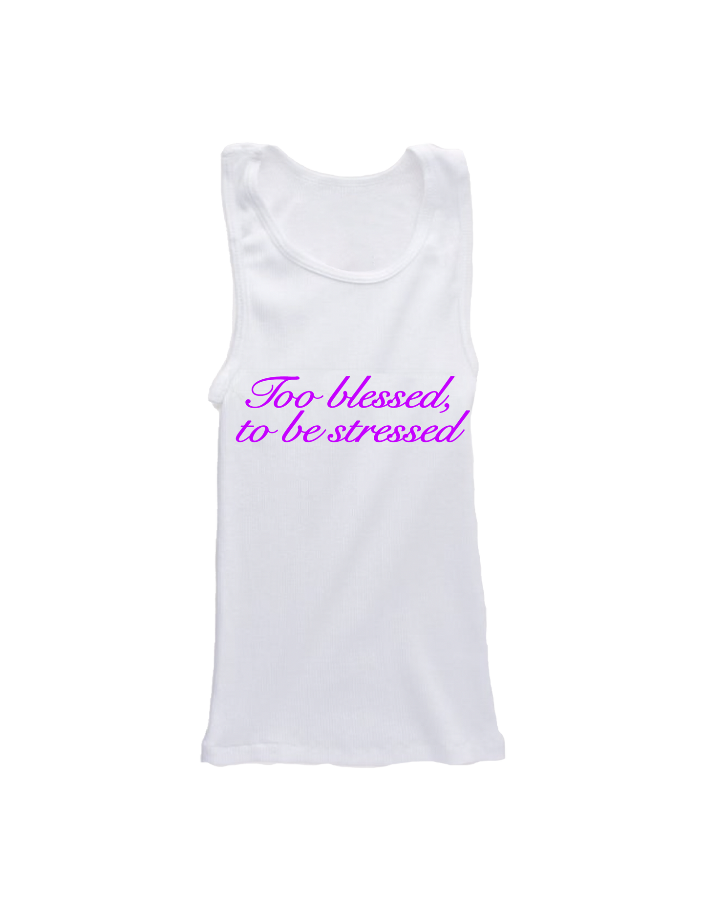 Too Blessed To Be Stressed Baby Tank