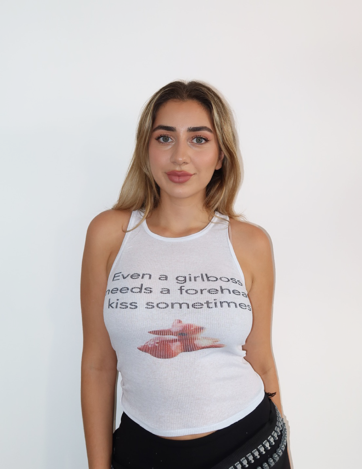 Even A Girlboss Needs A Kiss Baby Tank