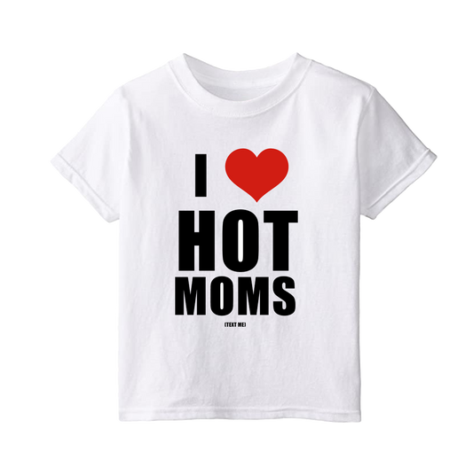 I <3 Hot Moms Baby Tee